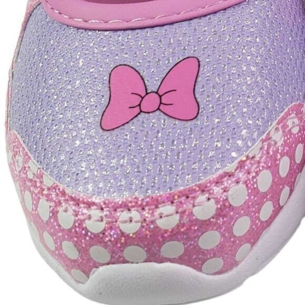 Disney Minnie Shoes for Girls - Pink Mary Jane LED Light Up Shoes Size 11 (19cm) - Picture 14 of 16